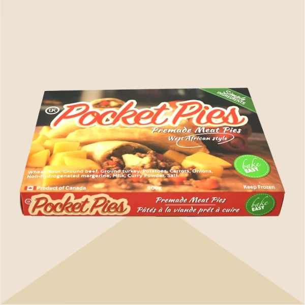 Custom printed frozen food boxes